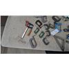 Image 3 : Assorted Clamps and Tools: 2 Corner Clamps, 2 Angle Clamps, 2 Bar Clamps, 20 C-Clamps