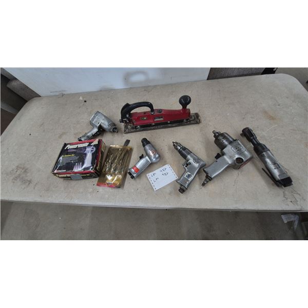 Powermate Air Hammer Set, Air Hammer, Air Drill, Air Ratchet, 2 Air Impact Wrenches, and Air Sander
