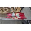 Image 2 : Assorted Bamboo Torches and Red and White Candles on Sticks with 2 jugs of citrolite