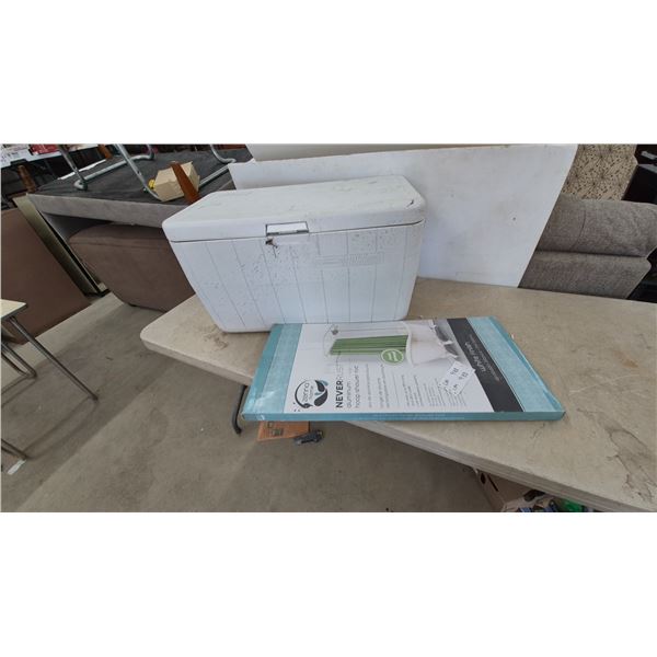 Coleman Cooler and Zenna Home NeverRust Aluminum Hoop Shower Rod, White Finish