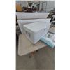 Image 2 : Coleman Cooler and Zenna Home NeverRust Aluminum Hoop Shower Rod, White Finish