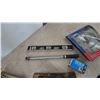 Image 3 : Mastercraft Circular Saw Blade Clock, Level, Torque Wrench, 2 Wood Planes, Tool Pouch