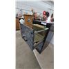 Image 4 : Black Metal and Faux Marble 2-Drawer Filing Cabinet with Hanging Files and More 29”×15”×18”