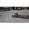 Image 2 : Vintage Cast-Iron Wood Lathe with Motor, Multi-Step Pulleys, and Steel Stand