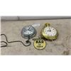 Image 1 : Vintage Sessions Model SW Electric Wall Clock and Seth Thomas Pocket Watch Bar Clock
