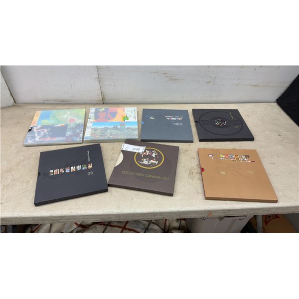 Canada Post Collection Canada Annual Stamp Yearbooks, 2003, 2004, 2007, 2008, 2009 and 2011