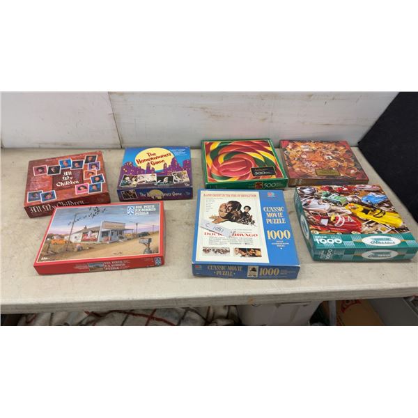 Honeymooners and All My Children Board Games, Doctor Zhivago, F.X. Schmid Puzzles