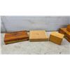 Image 6 : Assortment of Wooden Jewelry and Keepsake Boxes Including Lane Cedar Box with Floral Design