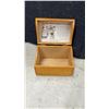 Image 7 : Assortment of Wooden Jewelry and Keepsake Boxes Including Lane Cedar Box with Floral Design