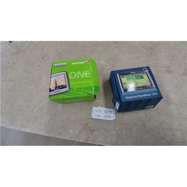 TomTom ONE 125 SE GPS and Magellan RoadMate 1470 GPS in Original Pkgs. 1 new 1 used