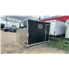 Image 1 : 2018 Professionally Built All-Aluminum 6x10 Insulated Ice Fishing Shed - Wood Stove, 5 Fish Holes