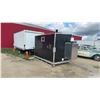 Image 2 : 2018 Professionally Built All-Aluminum 6x10 Insulated Ice Fishing Shed - Wood Stove, 5 Fish Holes