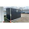 Image 3 : 2018 Professionally Built All-Aluminum 6x10 Insulated Ice Fishing Shed - Wood Stove, 5 Fish Holes
