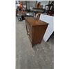 Image 2 : Mid-Century Modern Dresser with Brass Ring Pulls and Gold Bar Pulls, 42”×42”×20”