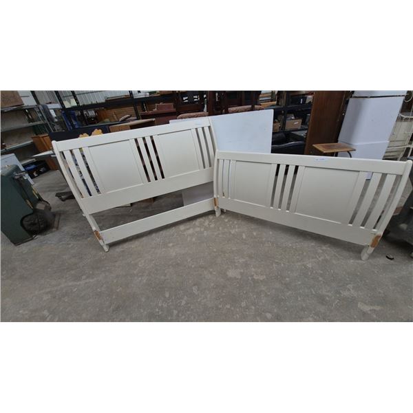 Sleigh Bed, 60”, with Headboard and Footboard