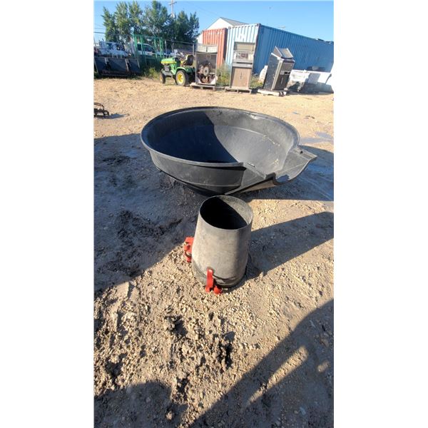 Auger hopper and extension