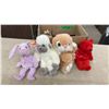 Image 3 : Ty Beanie Babies Lot Including Pinky, Fuzz, Bucky, Stinky, Hippity, Flutter, Yukon
