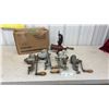 Image 1 : Five Vintage Hand-Crank Meat Grinders