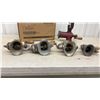Image 6 : Five Vintage Hand-Crank Meat Grinders