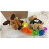 Image 2 : 8 Ty Beanie Babies Monkey, Alligator, Moose and Caterpillar with