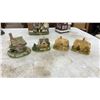 Image 7 : Four Lilliput Lane Miniature Cottages with COA’s, Two Quartz Clock Houses and Christmas Toy Store