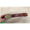 Image 5 : Very Old Vintage Horn Headed Mallet with Wooden Handle, Leather Belt with Brass Buckle