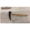 Image 7 : Very Old Vintage Horn Headed Mallet with Wooden Handle, Leather Belt with Brass Buckle