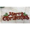 Image 10 : Classic Window Cling Sheets, Merry Christmas Sign, Ceramic Christmas Village