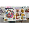 Image 2 : Classic Window Cling Sheets, Merry Christmas Sign, Ceramic Christmas Village