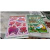 Image 4 : Classic Window Cling Sheets, Merry Christmas Sign, Ceramic Christmas Village