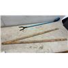 Image 5 : Vintage Wooden Advertising Yardsticks, Walking Canes / Sticks, and Long-Reach Grabber Tool