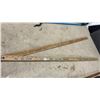 Image 8 : Vintage Wooden Advertising Yardsticks, Walking Canes / Sticks, and Long-Reach Grabber Tool