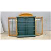 Image 4 : Wooden Wall-Mounted Curio Display Cabinet with Glass Doors,20 × 17 × 3” and Expanding Document