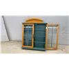 Image 5 : Wooden Wall-Mounted Curio Display Cabinet with Glass Doors,20 × 17 × 3” and Expanding Document