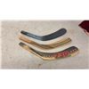 Image 2 : 4 Hockey Stick Blades (3 Left, 1 Right), 1976 Hockey Digest, and Vintage Jet Scraper