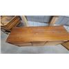 Image 3 : Pair of Mid-Century Modern Nine-Drawer Teak Dressers with Integrated Pulls 24”×58”×18”