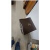 Image 3 : Dark Brown Wood Nightstand with Drawer and Two Shelves 26”×16”×14”