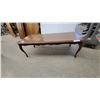 Image 1 : Rectangular Coffee Table with Cabriole Legs 16”×48”×21”