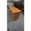 Image 2 : Light Wood Sideboard with Two Cabinets and 5 Drawers. 34”×58”×18”