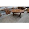 Image 1 : Oak Oval Dining Table and Two Leaves