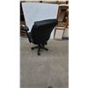 Image 3 : Black Leatherette Office Chair with Adjustable Arms and Base