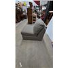 Image 2 : Upholstered Armless Chaise Lounge Chair with Back Cushion