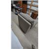 Image 5 : Upholstered Armless Chaise Lounge Chair with Back Cushion