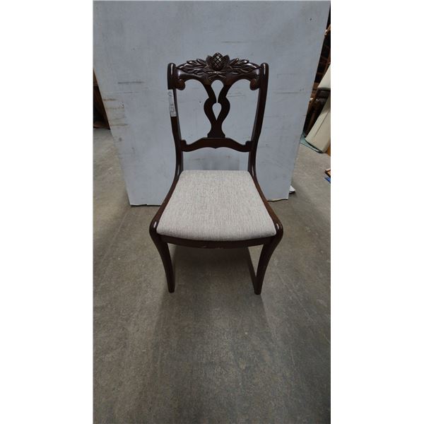 Carved Back Dining Chair