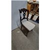 Image 2 : Carved Back Dining Chair