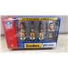 Image 6 : NFL Legends of the Field Urlacher and Gannon Bobbleheads, Zach Collaros and Steelers Mini Bobs