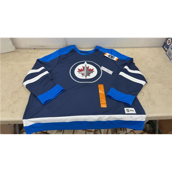 Fanatics NHL Winnipeg Jets Men's Hockey Jersey, Size XXL/TTG, 100% Polyester