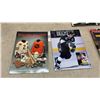 Image 2 : Vintage Hockey Memorabilia Including Gordie Howe Number 9 by Jim Vipond, Panini Sticker Album