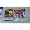 Image 3 : Vintage Hockey Memorabilia Including Gordie Howe Number 9 by Jim Vipond, Panini Sticker Album