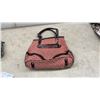 Image 4 : Guess Handbags, Red G-Monogram Tote and Silver G-Monogram Shoulder Bag, (Faux)